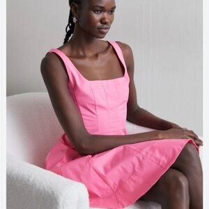 Staud Wells Mini Dress- pink!